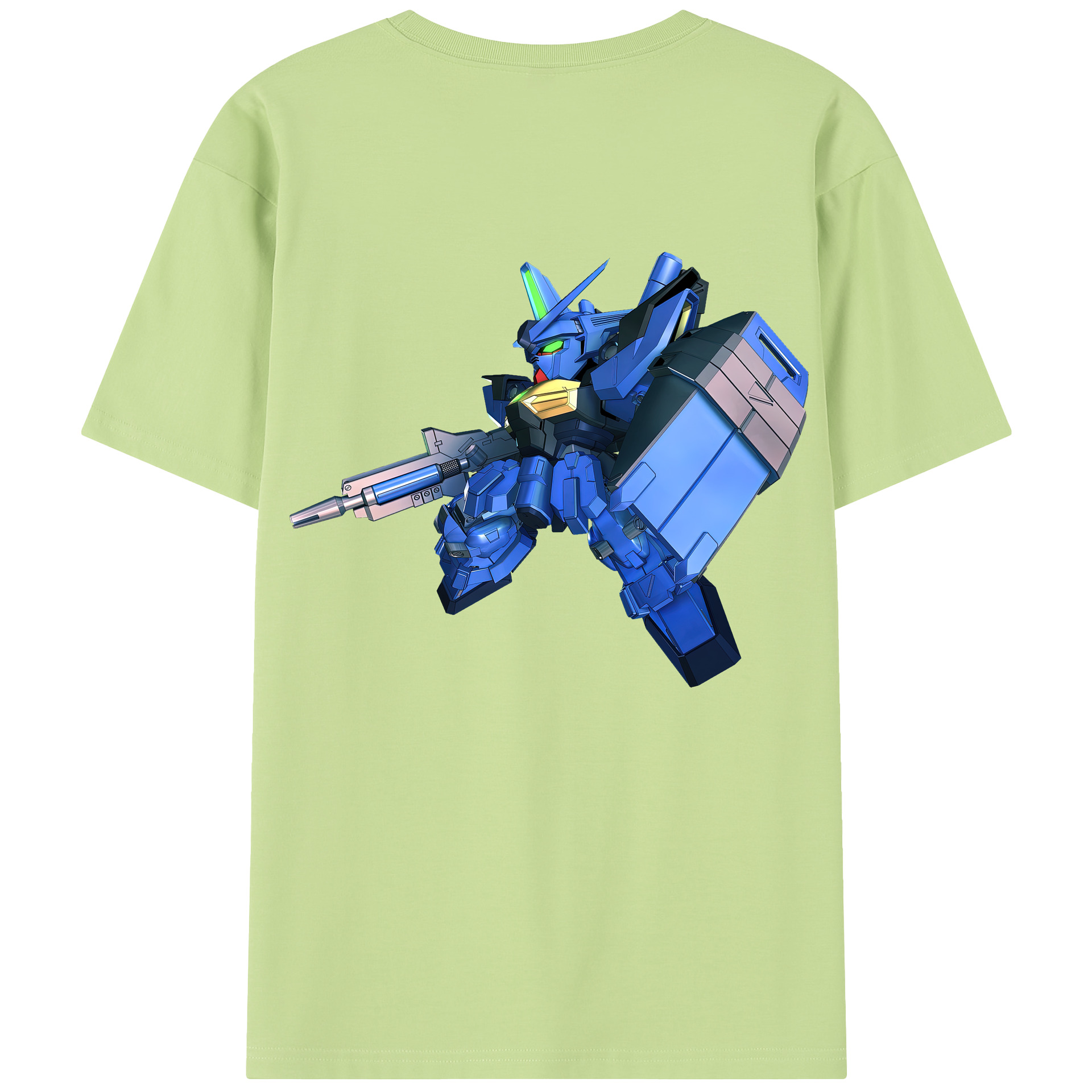 （画像用） 機動戦士ガンダム Mobile Suit Gundam 綿100％半袖Tシャツ（背面プリント）